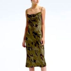 All summer dresses 20. Banana Republic cowl neck camo slip dress size xs